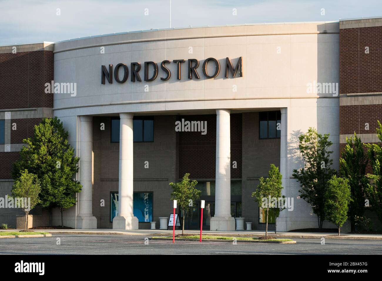 Ein Logo-Schild vor einem Nordstrom-Einzelhandelsgeschäft in Annapolis, Maryland, am 25. Mai 2020. Stockfoto
