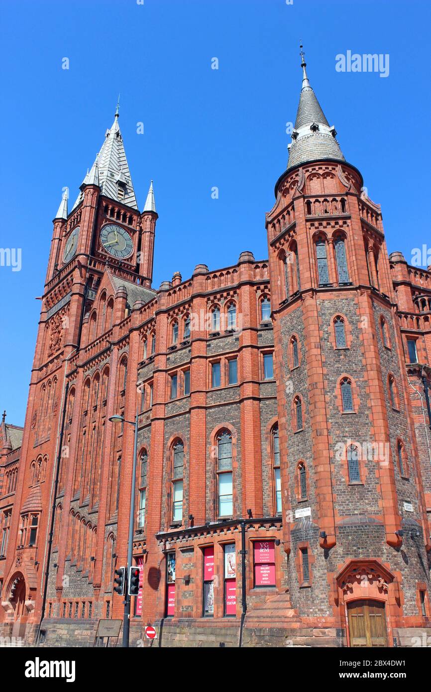 Victoria Building & Art Gallery, University of Liverpool, Großbritannien Stockfoto