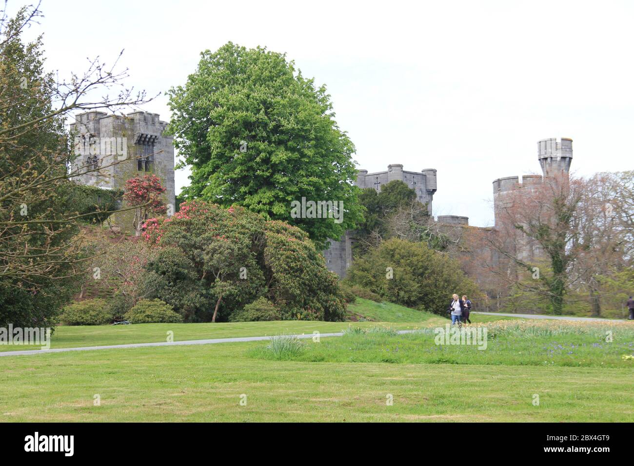 Penrhyn Castle and Garden in Llandygai, North Wales. Vereinigtes Königreich Stockfoto