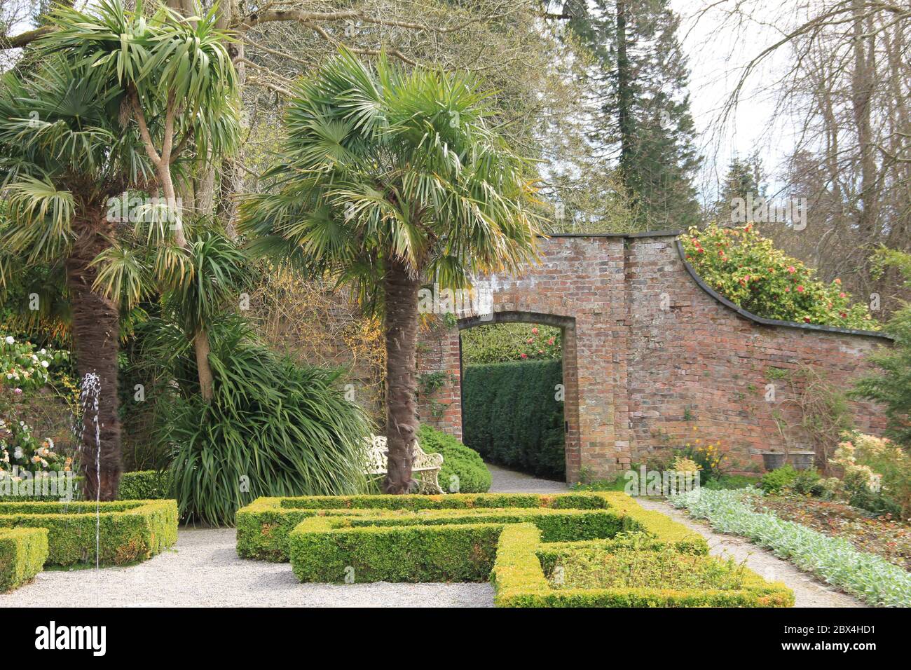 Penrhyn Castle and Garden in Llandygai, North Wales. Vereinigtes Königreich Stockfoto