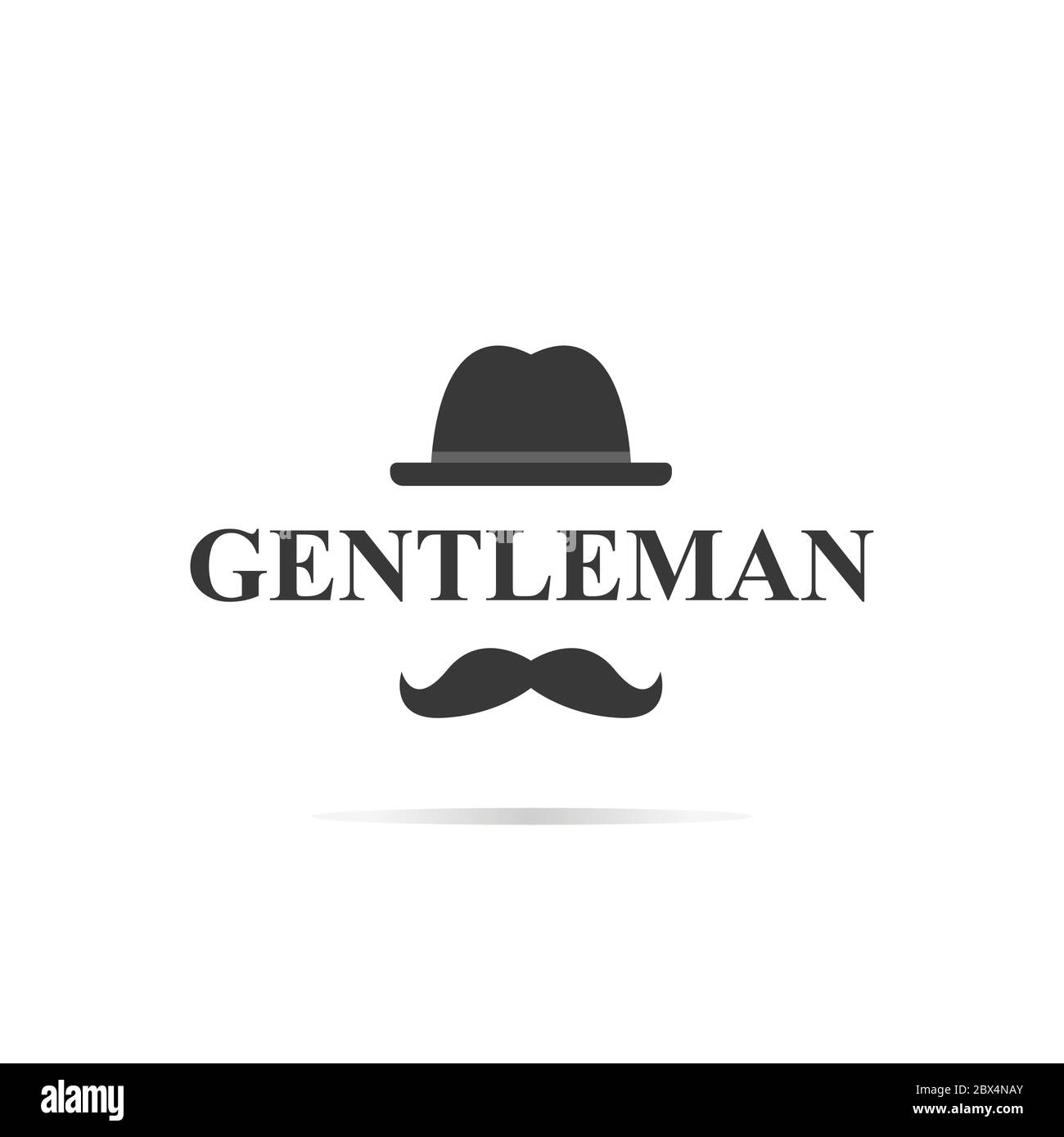 Design mit Getteman Logo. Klassische Beschilderung. Vektorgrafik Stock Vektor