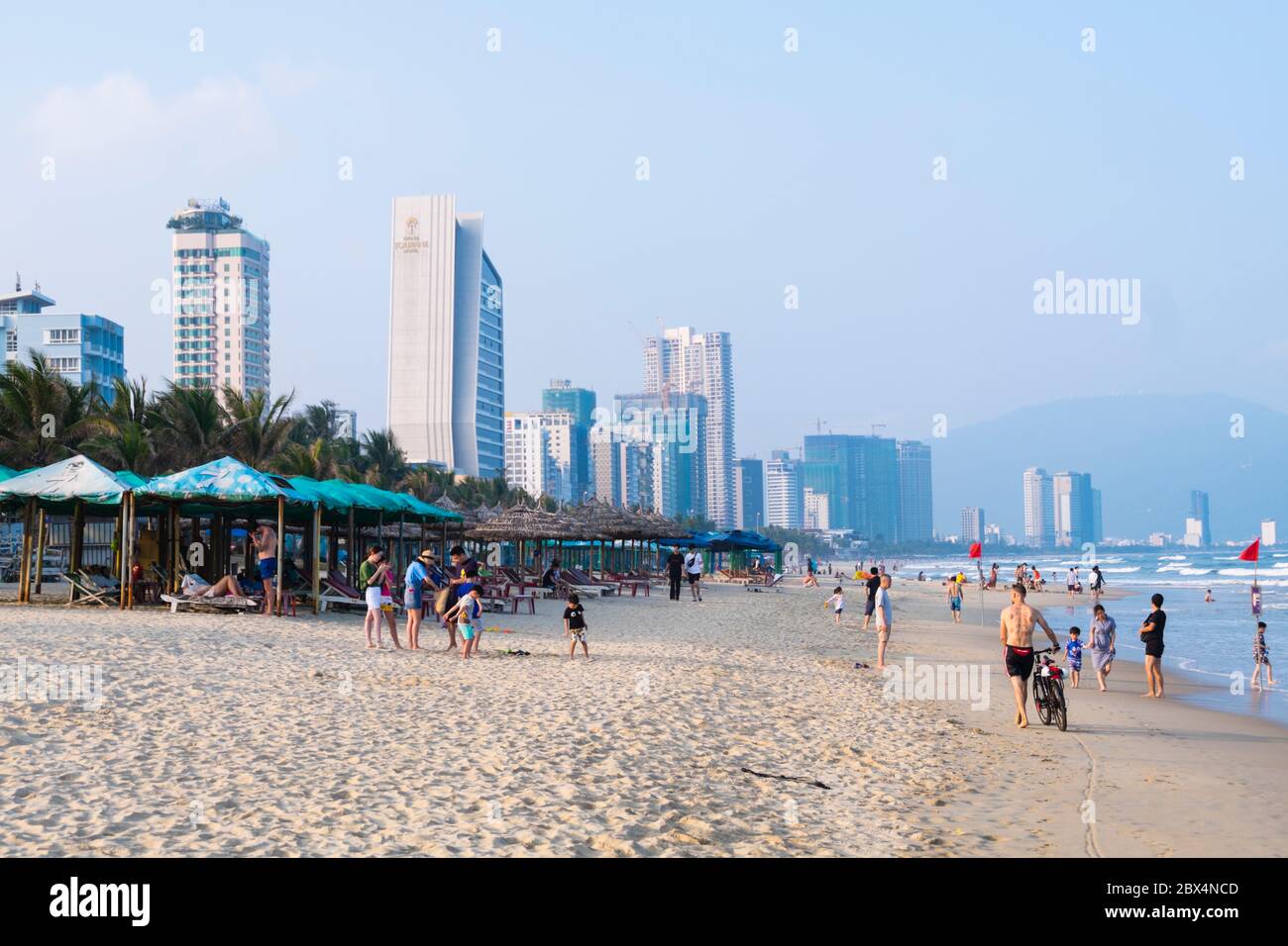 Mein Khe Strand, Danang, Vietnam Stockfoto