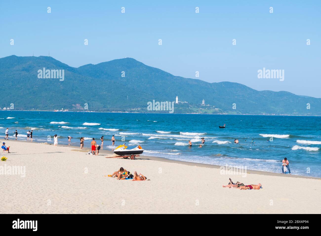 Mein Khe Strand, Danang, Vietnam Stockfoto