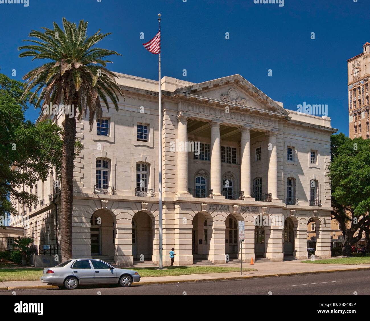 Federal Building and Post Office (1907), Classical Revival Style, Jarvis Plaza, Laredo, Texas, USA Stockfoto
