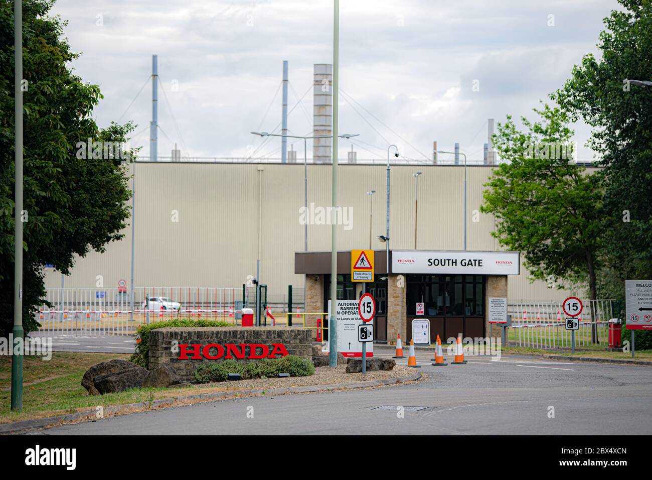 Honda aus Großbritannien eröffnet wieder in Swindon Juni 2020 Stockfoto