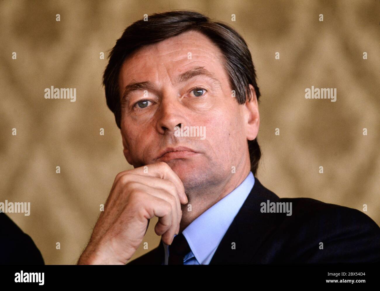 15.03.1989, DEU, Bonn, Alfred Herrhausen, Bankchef und