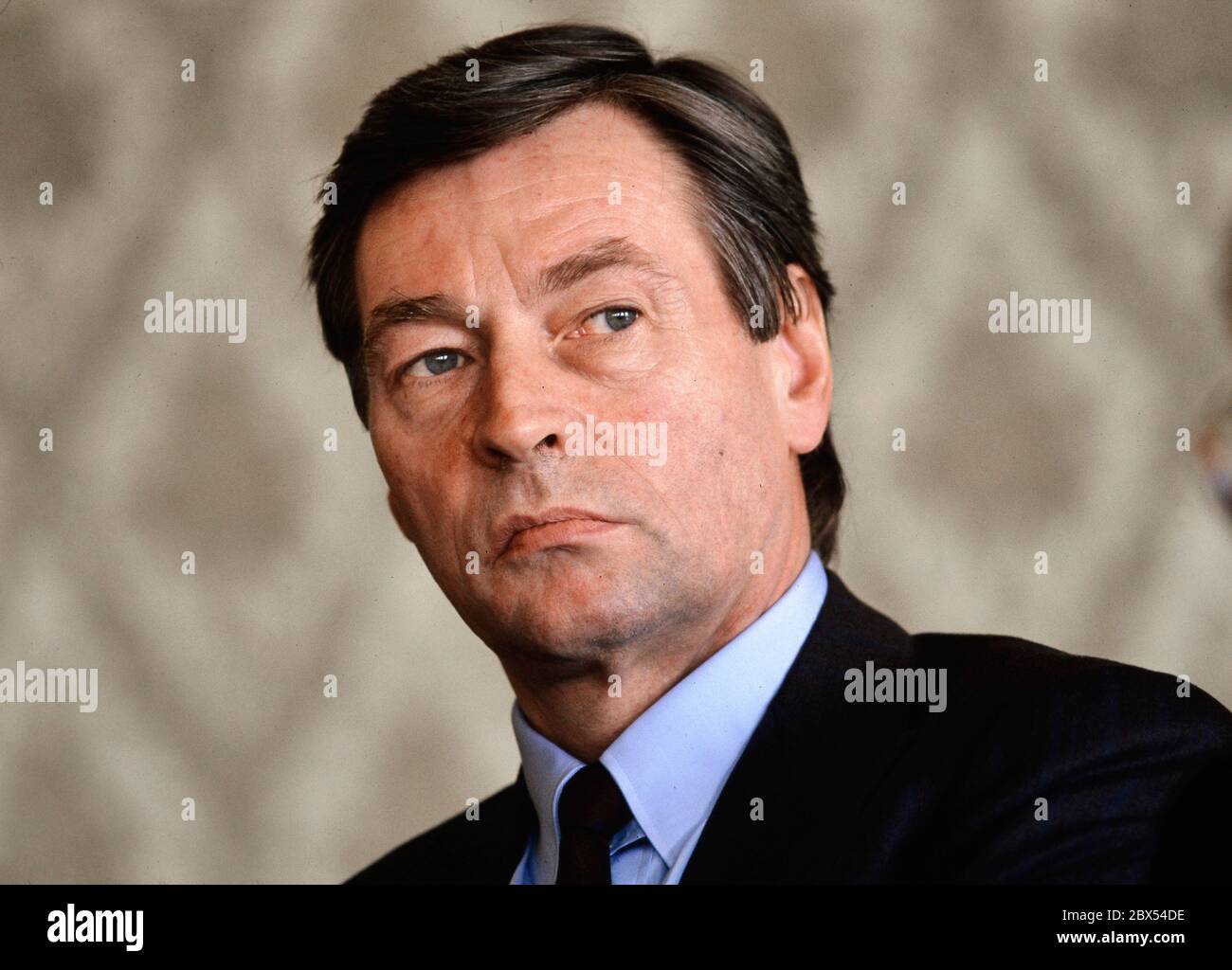 15.03.1989, DEU, Bonn, Alfred Herrhausen, Bankchef und