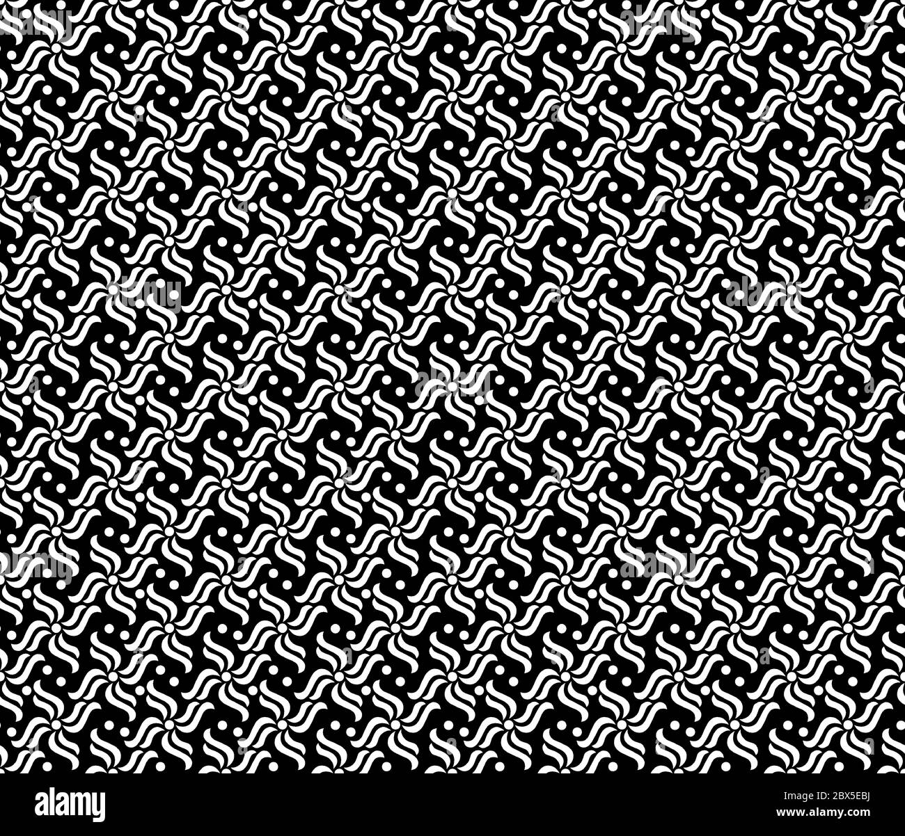 Kleines geometrisches abstraktes Mosaikmuster mit Dreiecken und abstrakten Formen in Mode. Abstrakte Geometrie Retro-Motive Fliesen Hintergrund. Stockfoto