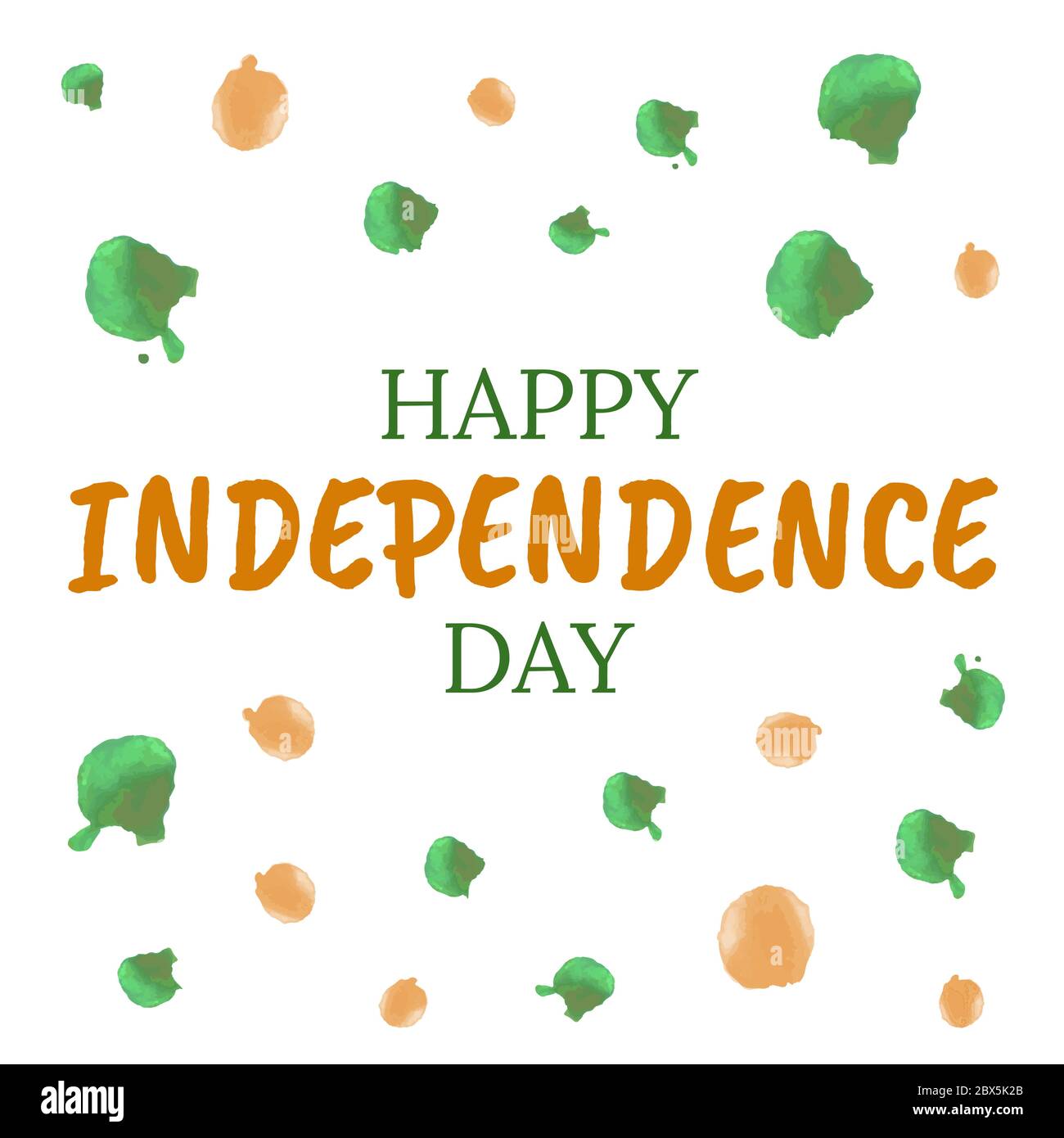 Happy 15th august Unabhängigkeit indien Stock Vektor