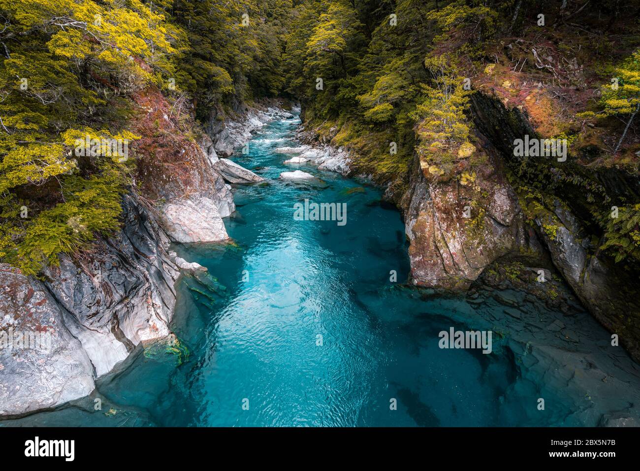 Hokitika Gorge, Südinsel, Neuseeland Stockfoto