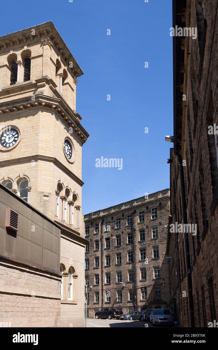 Shaw Lodge Mills, Halifax, West Yorkshire Stockfoto