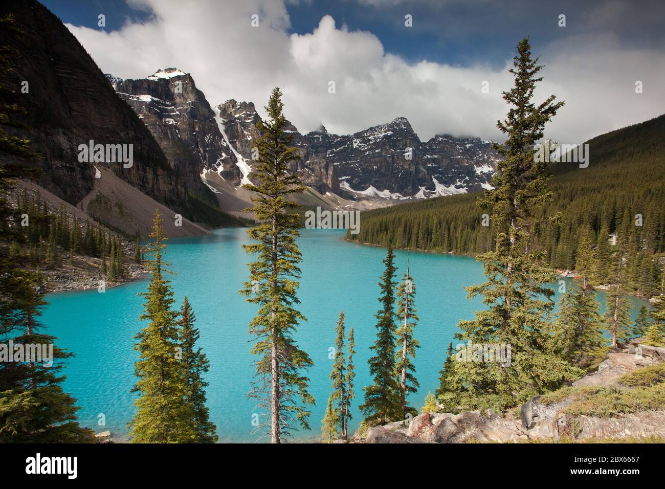 Moraine Lake Stockfoto
