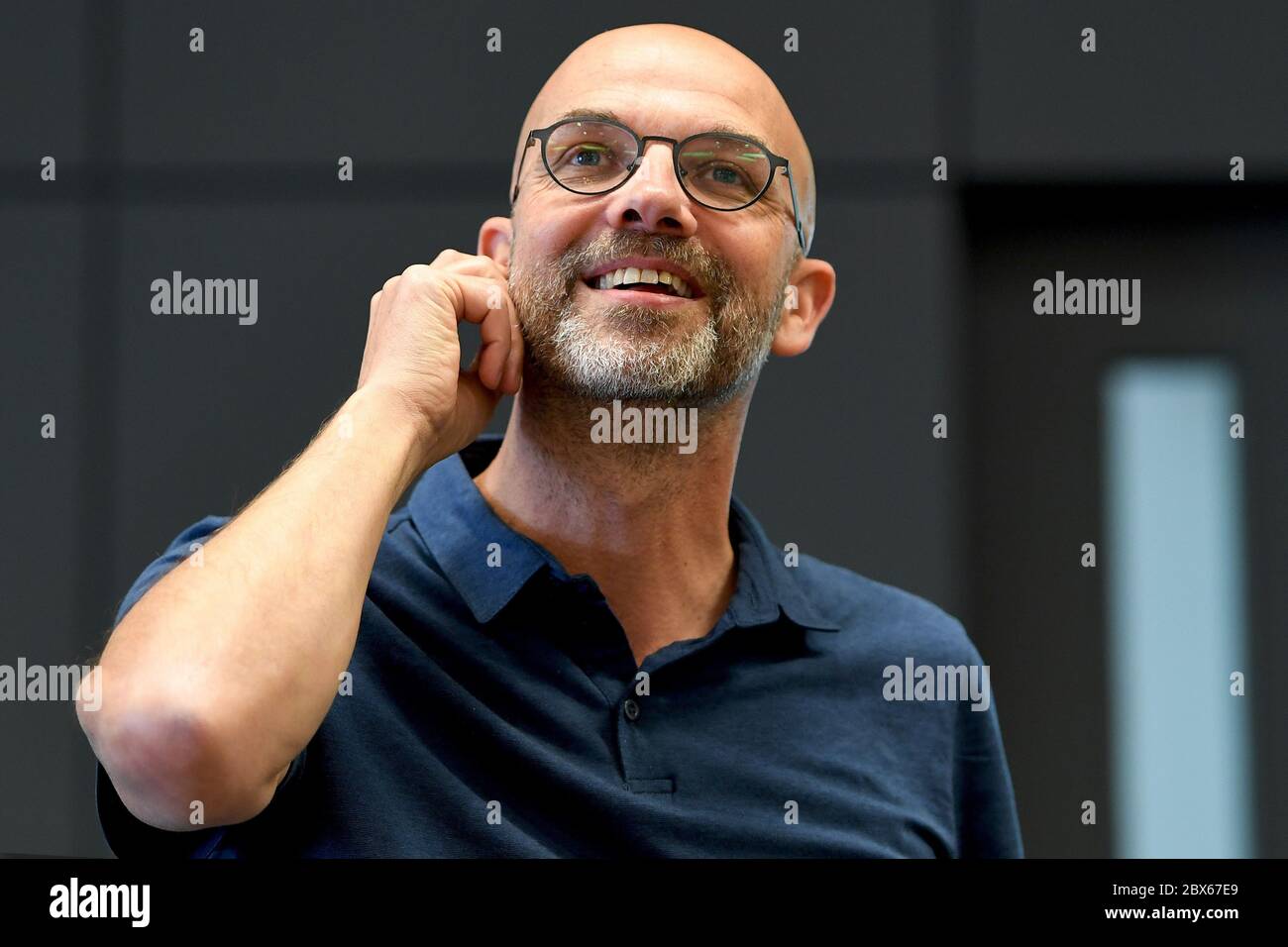 Arnhem, Niederlande. Mai 2020. ARNHEM, 05-06-2020, Niederlande, dutchnews, Pressemoment Königlicher niederländischer Schwimmverband, technischer Direktor Andre Cats von KNZB während des Pressemoments bei Papendal Credit: Pro Shots/Alamy Live News Stockfoto