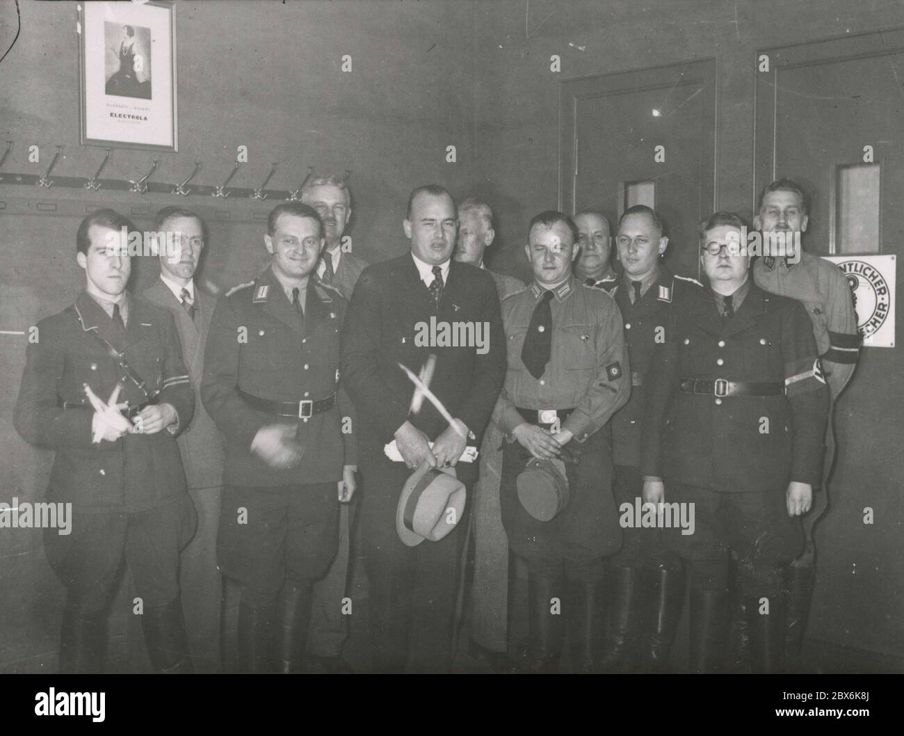 Gerd Ruehle, Hans Frank Heinrich Hoffmann fotografiert 1933 Adolf Hitlers offizieller Fotograf und Nazi-Politiker und Verleger, der Mitglied des intime Kreises Hitlers war. Stockfoto