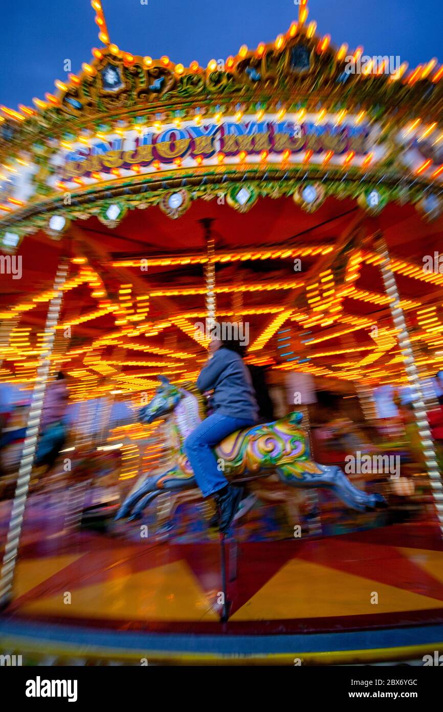 Nottingham Goose Fair, Nottingham, England, Großbritannien Stockfoto