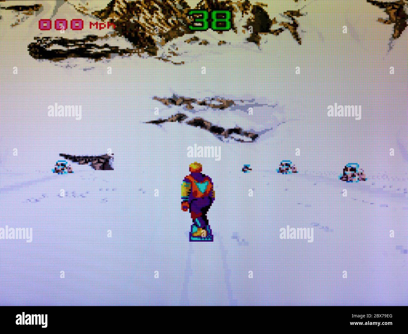 Winter Extreme Ski und Snowboard - SNES Super Nintendo - nur zur redaktionellen Verwendung Stockfoto