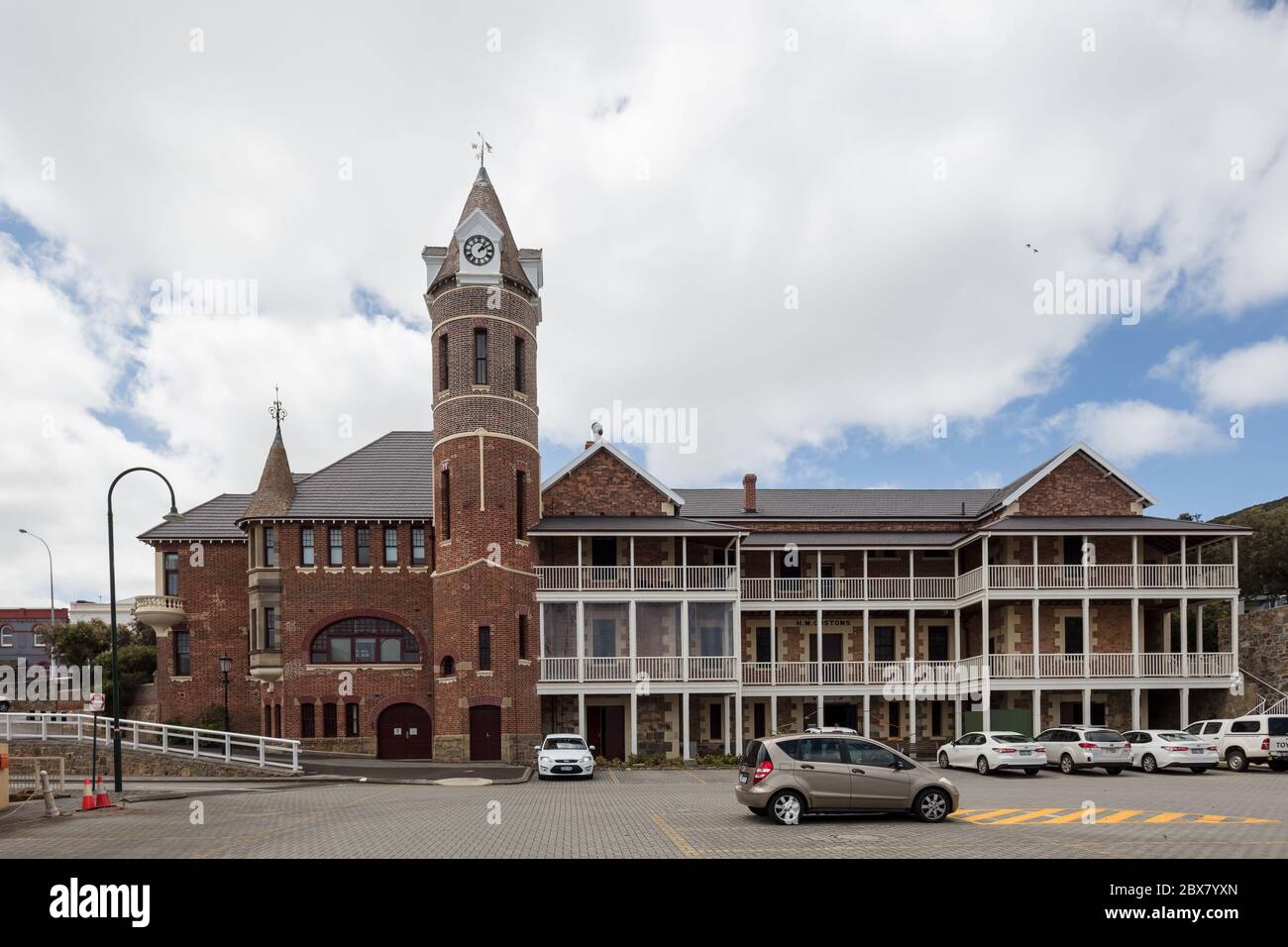 Albany Western Australia 10. November 2019 : das alte Postgebäude in Albany, das heute einen Teil der University of Western Australia CAM beherbergt Stockfoto