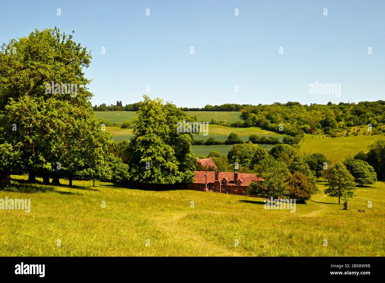 Hughenden Park, Hughenden, High Wycombe, Buckinghamshire, Großbritannien Stockfoto