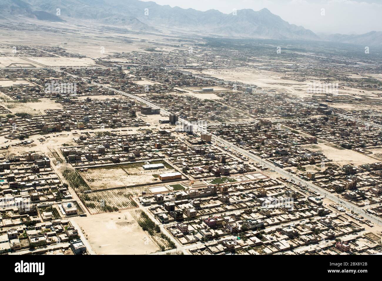 Trockengebiet war für Wohngebiet, Kabul Afghanistan Stockfoto