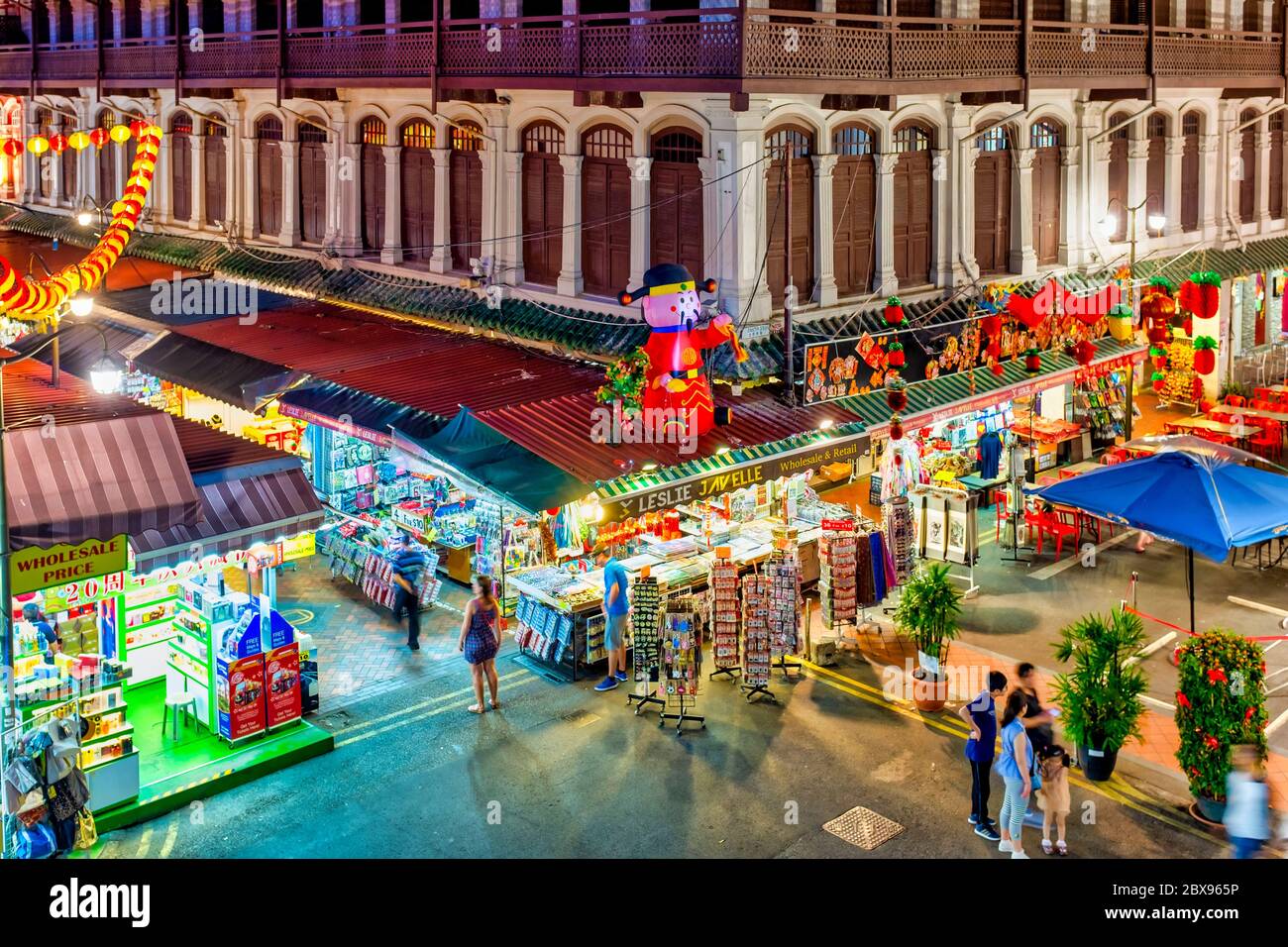 Lai Chun Yuen Market in Chinatown, Singapur Stockfoto