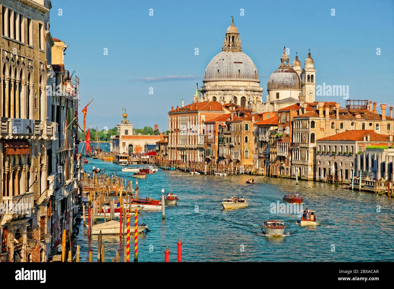 Der Canale Grande in Venedig, Italien. Stockfoto