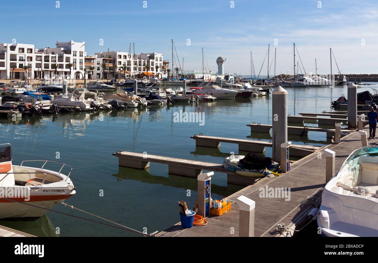 Die Marina von Agadir, Marokko Stockfoto