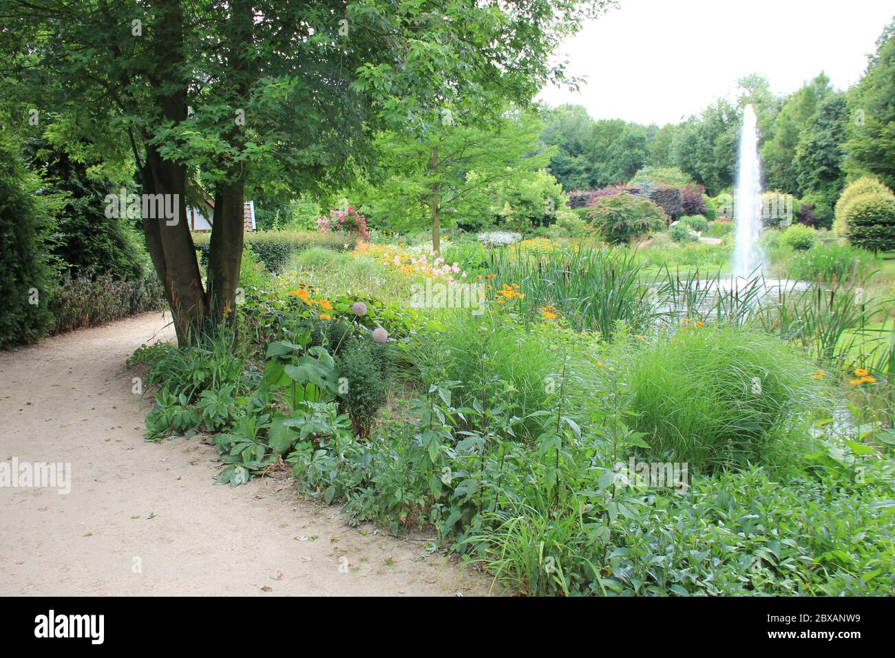 Mondo Verde Tropischer Park und Garten in Landgraaf, Niederlande Stockfoto