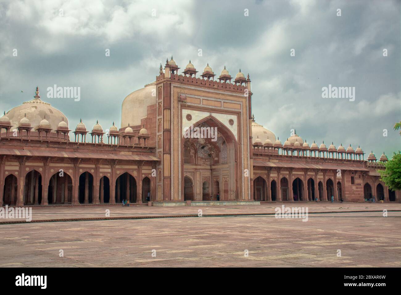 Juma Masjid Fatehpur Sikri Stockfoto