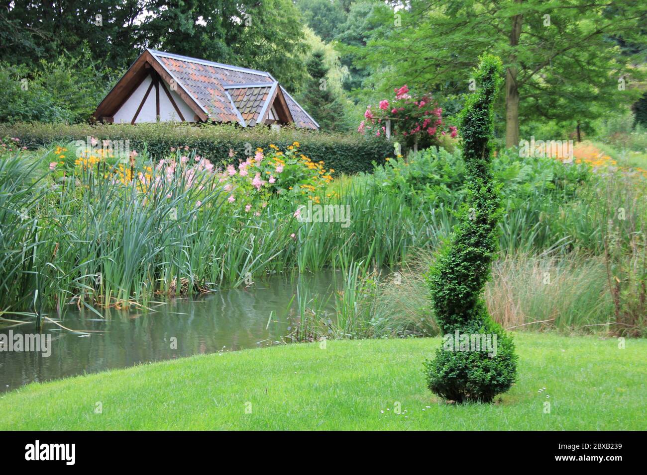 Mondo Verde Tropischer Park und Garten in Landgraaf, Niederlande Stockfoto