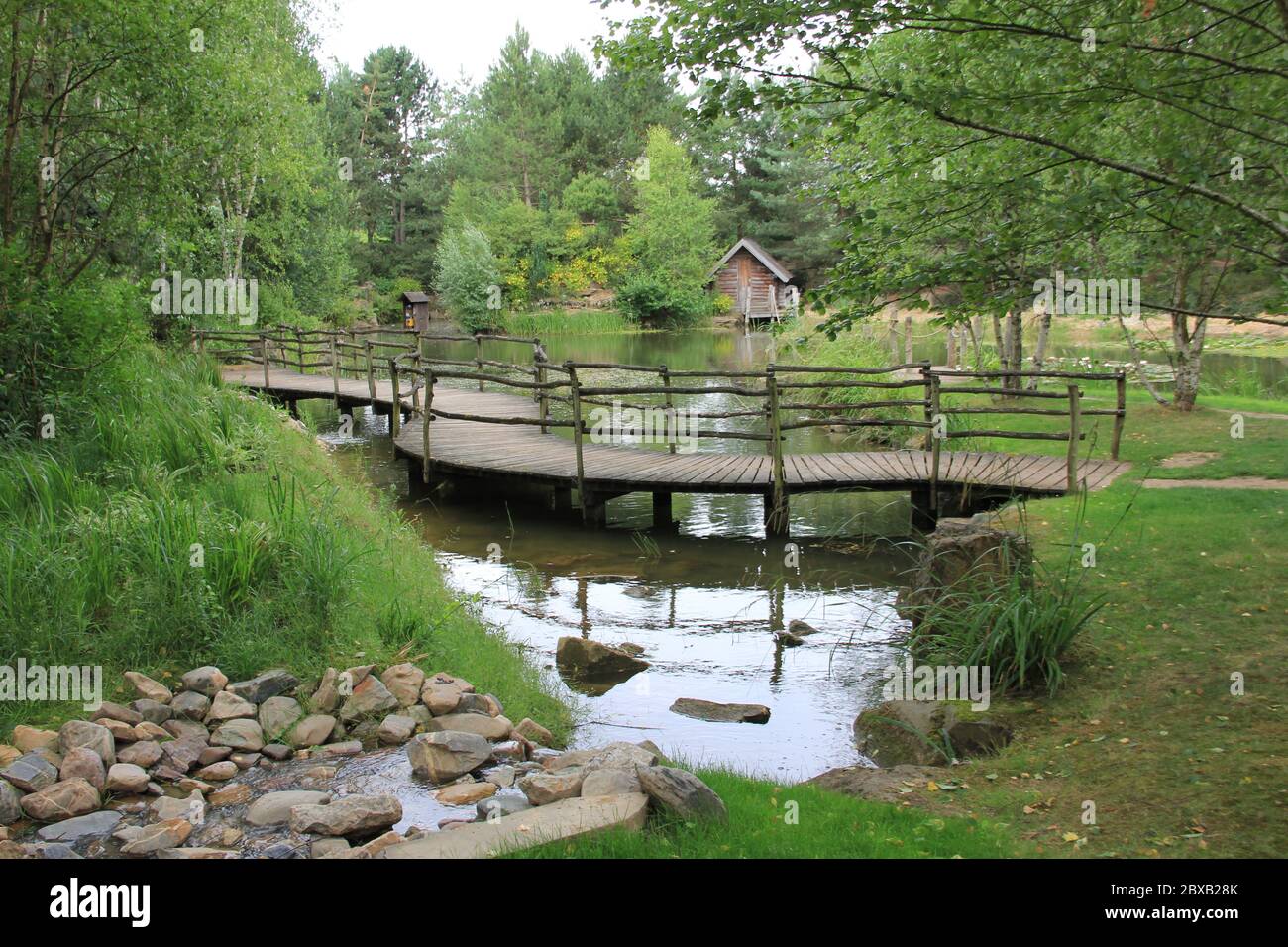 Mondo Verde Tropischer Park und Garten in Landgraaf, Niederlande Stockfoto