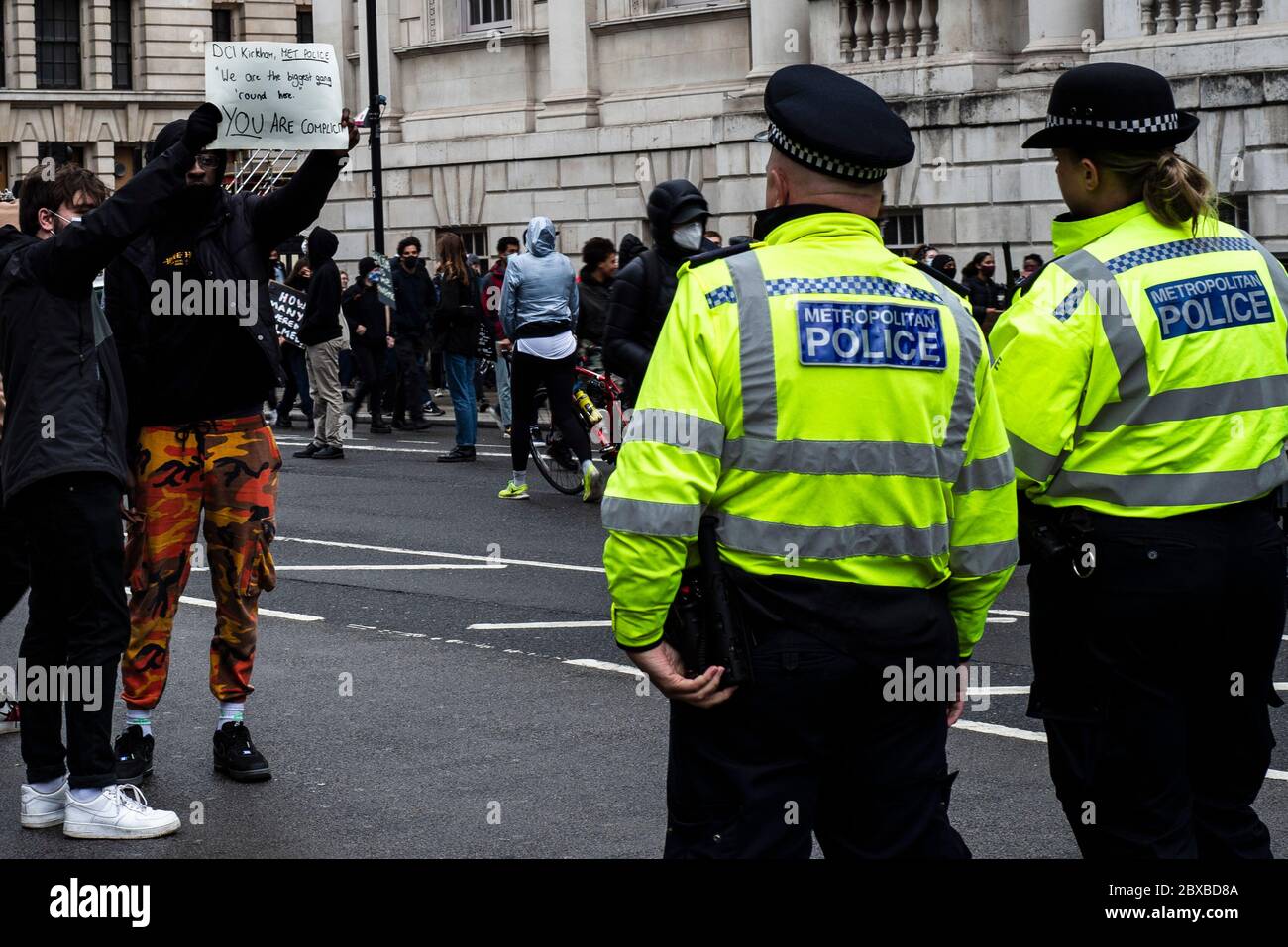 Black Lives Matter London Protest 06/06/2020 Stockfoto