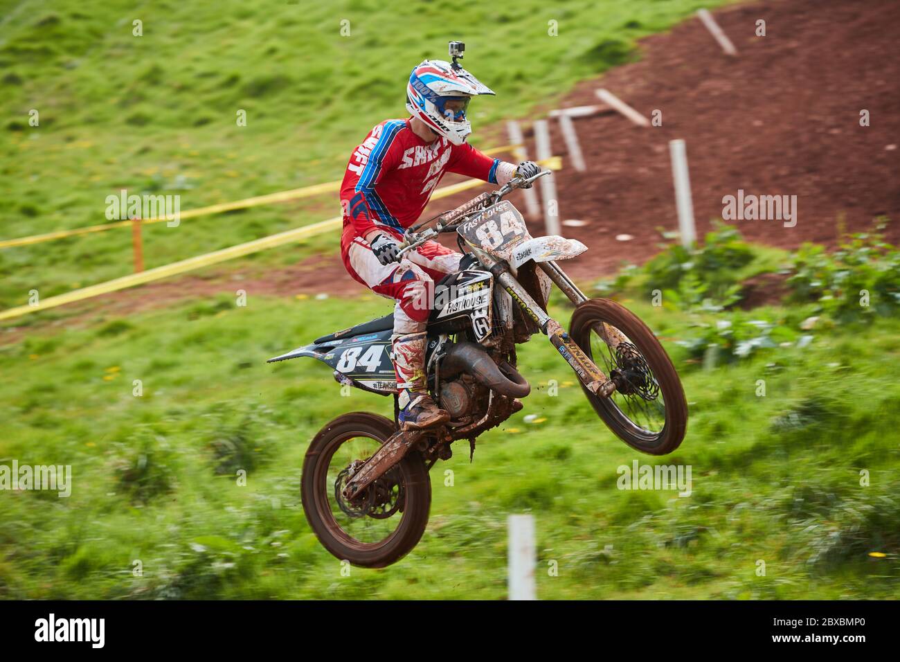 Motocross-Rennen in Exeter Stockfoto