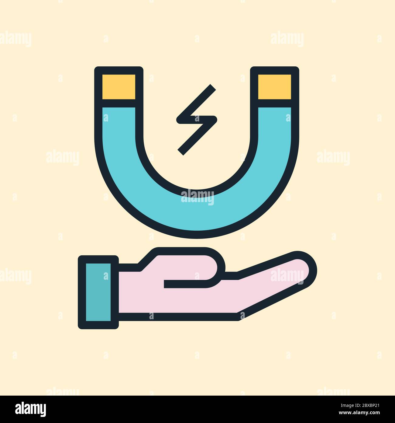 Lead-Pflege. Digitales Marketing Konzept Illustration, flaches Design linear Stil Banner. Verwendung für E-Mail-Newsletter, Header, Blog-Beiträge, Print Stock Vektor