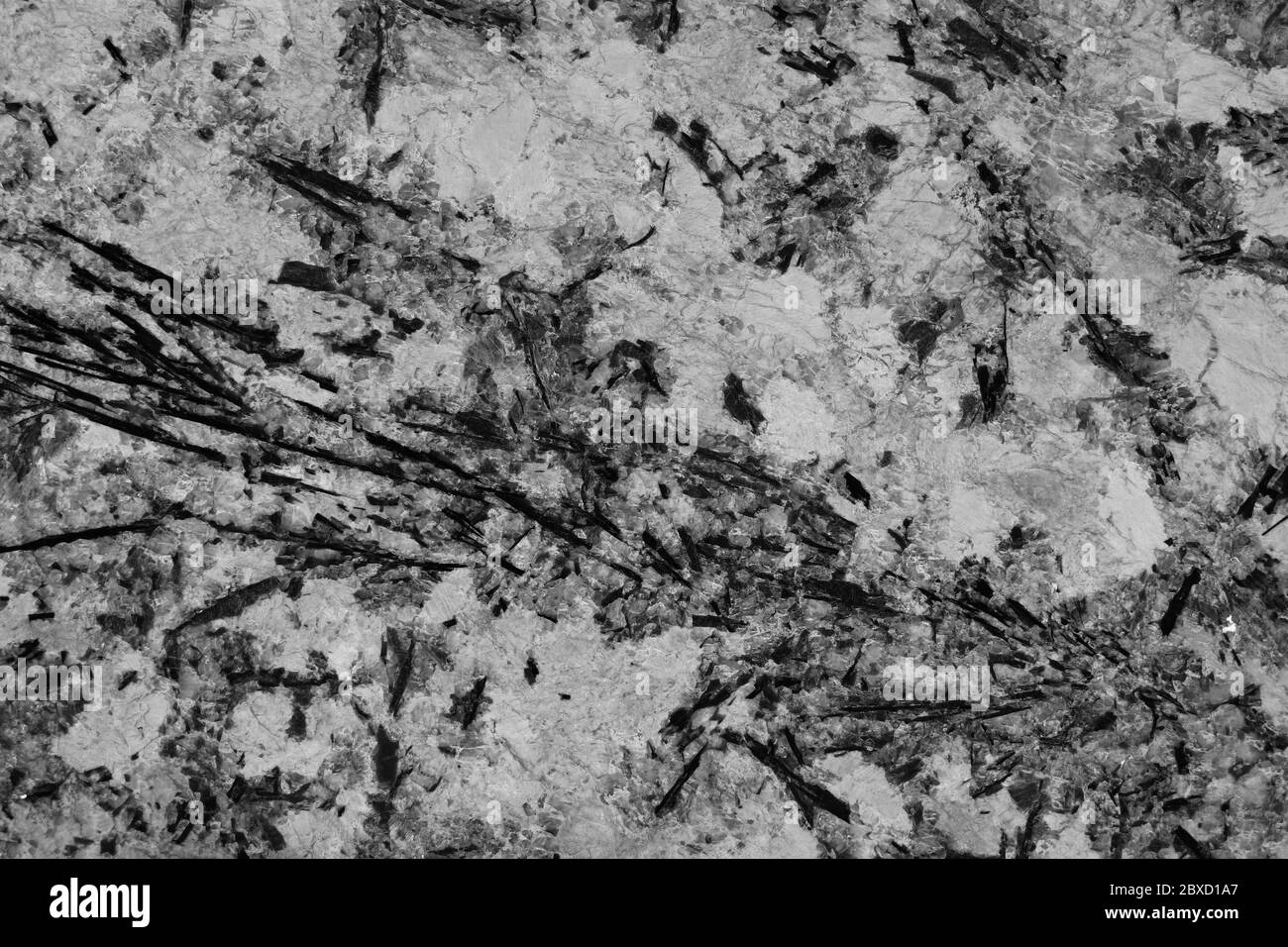 Schwarzer Marmor natürliche Muster für Hintergrund, abstrakt schwarz / weiß Stockfoto