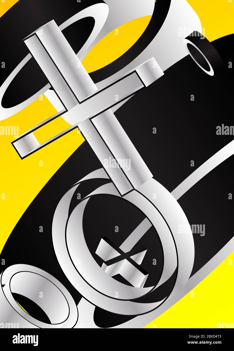Abstrakte Geometrische Formen Muster Hintergrund Fur Business Broschure Cover Design Schwarz Gelb Weiss Vektor Banner Poster Vorlage Mit Kreuzen Zir Stock Vektorgrafik Alamy