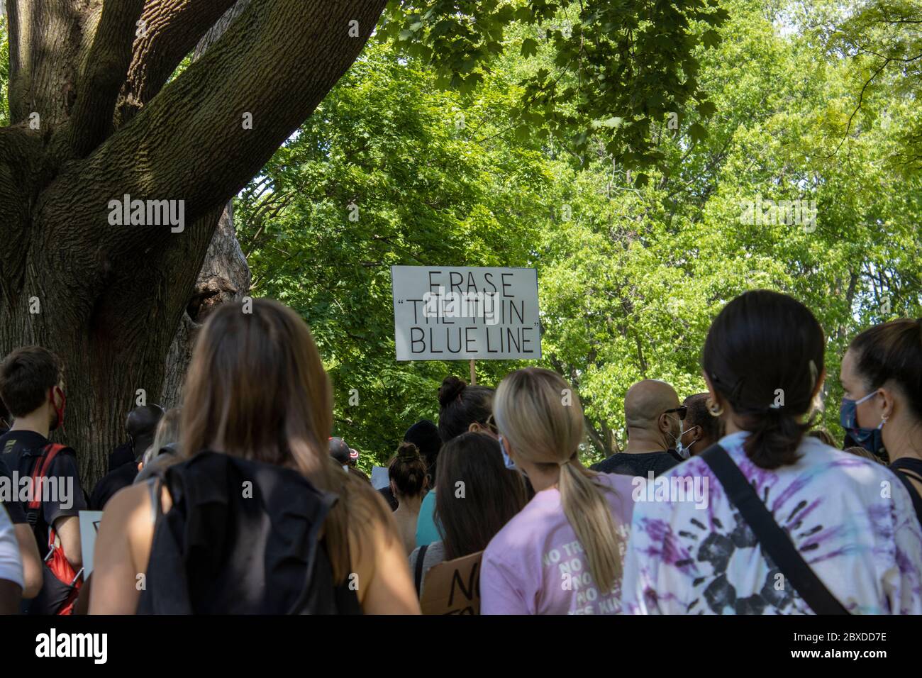 Black Lives Matter: Protest Toronto AM - 06-06-20 Stockfoto