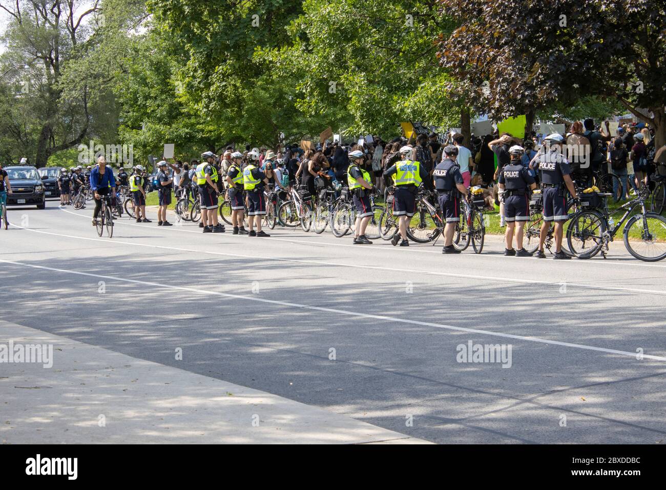 Black Lives Matter: Protest Toronto AM - 06-06-20 Stockfoto