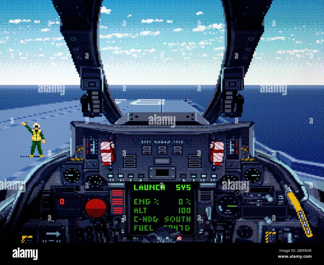 Turn and Burn No Fly Zone - SNES Super Nintendo - nur für redaktionelle Verwendung Stockfoto