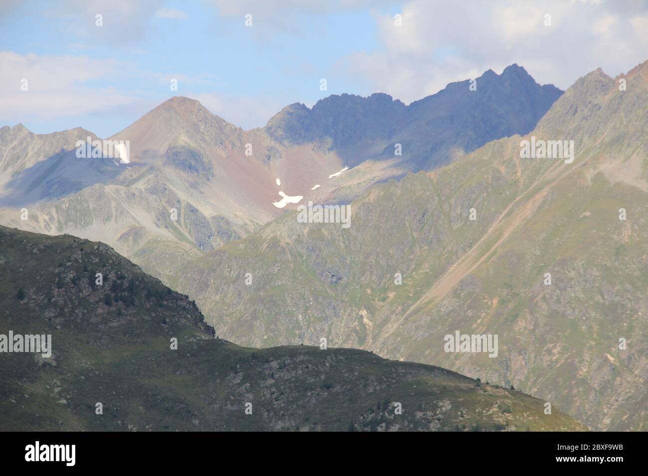 Die Silvretta Alpen in Österreich Stockfoto