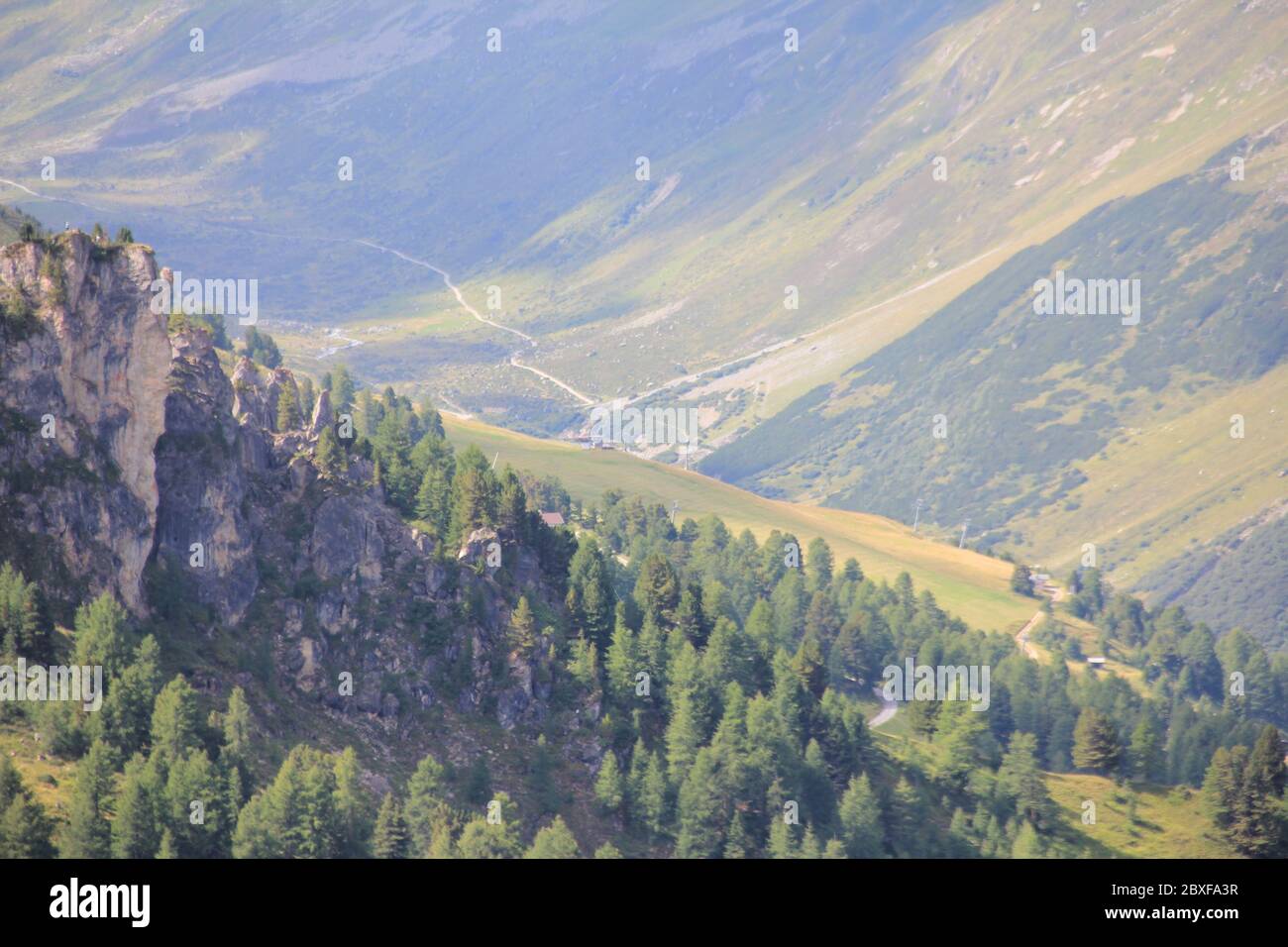 Die Silvretta Alpen in Österreich Stockfoto