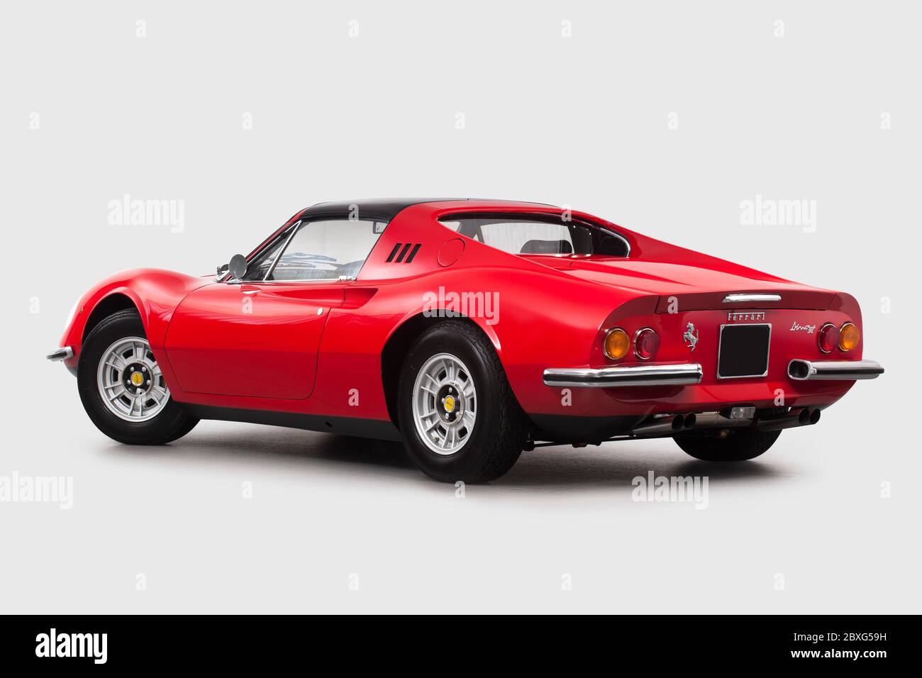 Ferrari Dino 246 GTS Heckwinkel Stockfoto