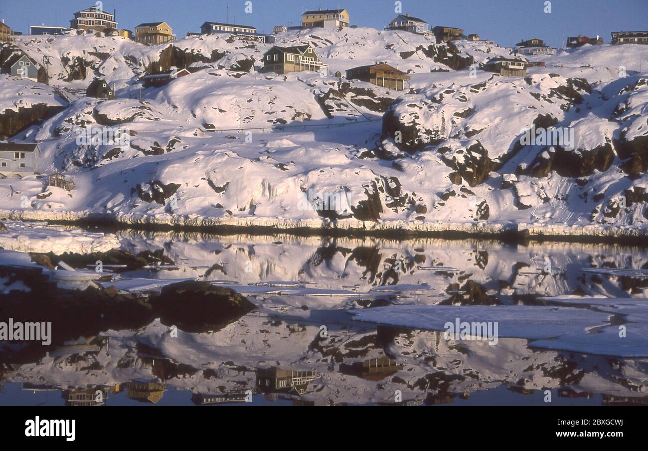 SISIMIUT, GRÖNLAND. Stockfoto