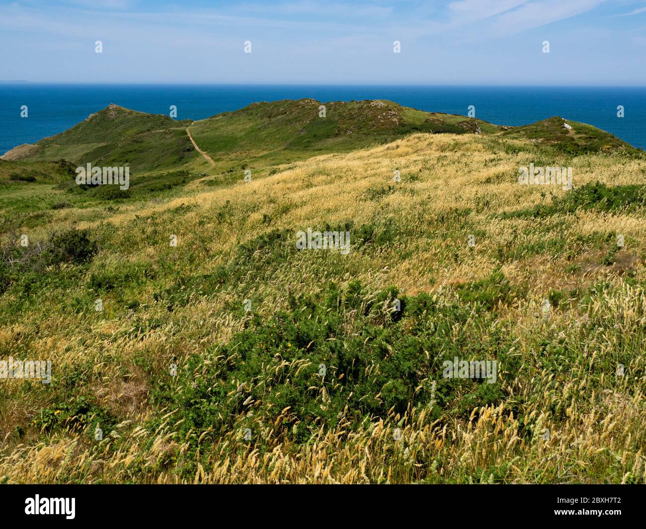 Morte Point, North Devon, Großbritannien Stockfoto