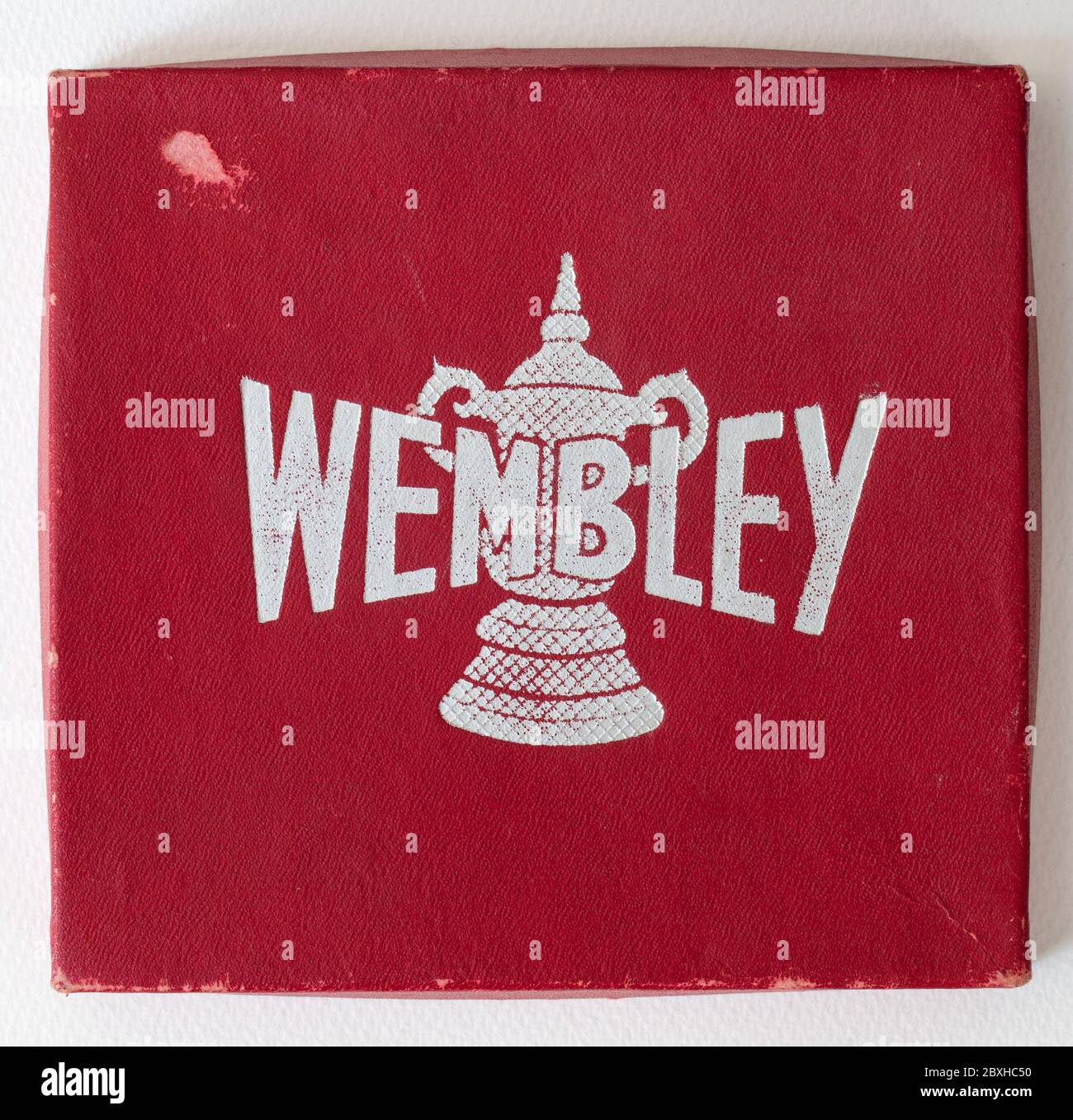 Vintage Wembley Football Card Game Stockfoto