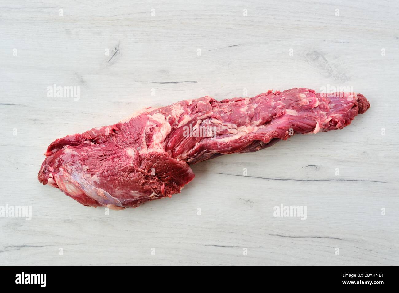 Rohes frisches Rindfleisch ganze Filet Stockfoto