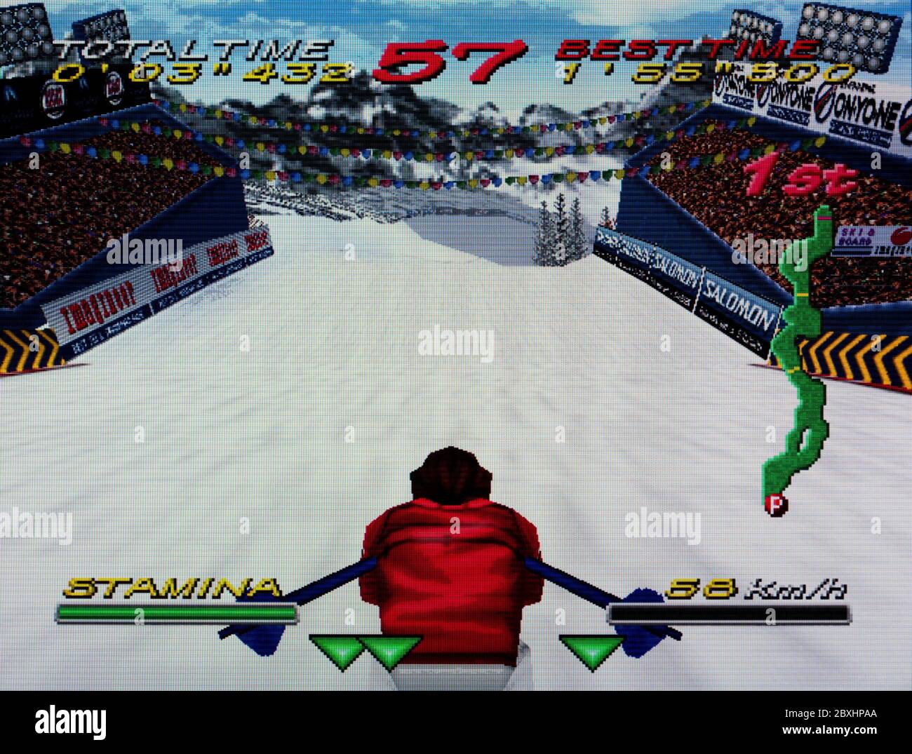 Big Mountain 2000 - Nintendo 64 Videospiel - nur für redaktionelle Verwendung Stockfoto