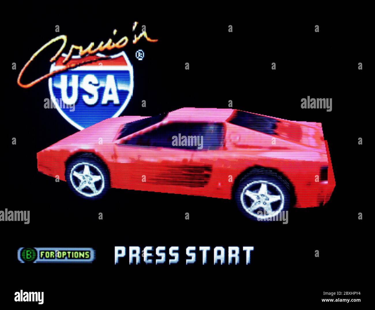 Cruisin' USA - Nintendo 64 Videospiel - nur für redaktionelle Verwendung Stockfoto
