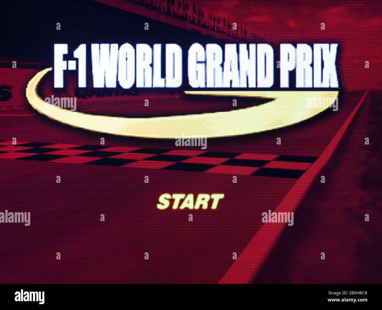 F-1 World Grand Prix F1 - Nintendo 64 Videospiel - nur für redaktionelle Verwendung Stockfoto