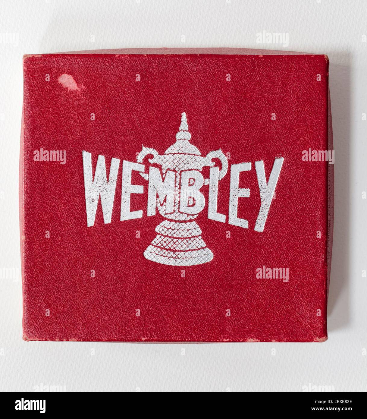 Vintage Wembley Football Card Game Stockfoto