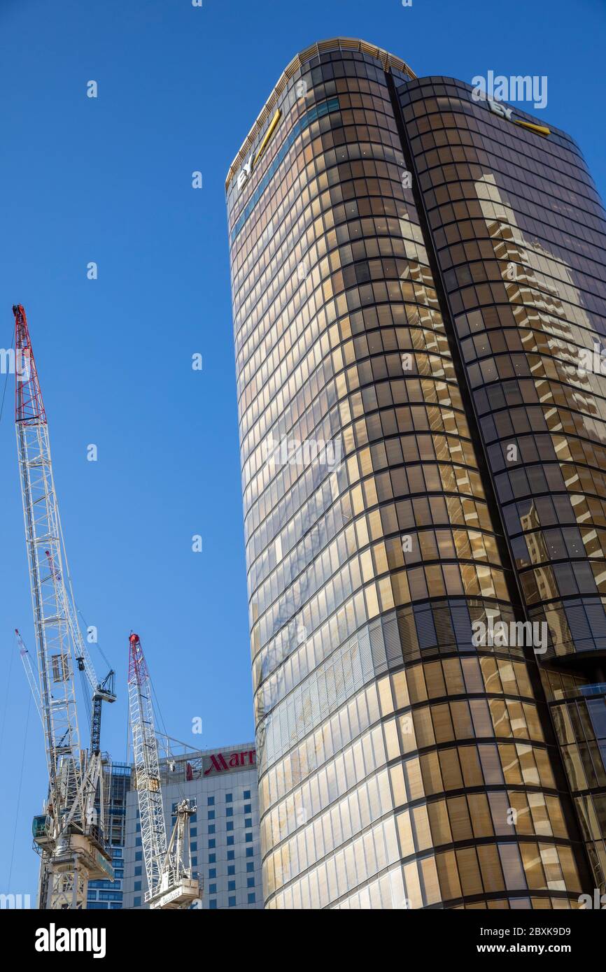 Sydney Hochhaus Architektur und Entwicklung, 200 George Street Hochhaus mit EY als Mieter, Sydney City Centre, NSW, Australien Stockfoto